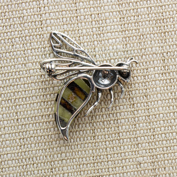 SS Amber Bee Pin