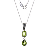 Sterling Silver Peridot Necklace
