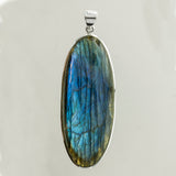 SS Large Madagascar Labradorite Pendant