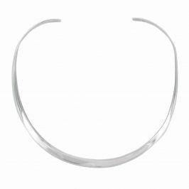 Sterling Silver Open Collar 7mm Necklace