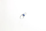14KW Sapphire and Diamond Waves Ring