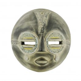 Wood Mask Enso Tears of Joy from Ghana