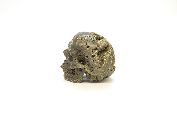 Pyrite Skull Carving (Large)