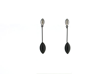 Falling Leaves Glass Drop Earrings