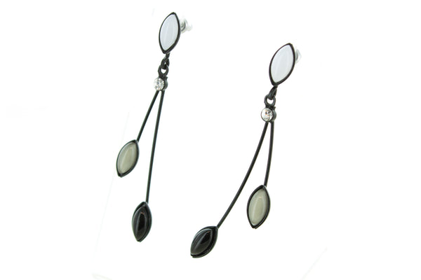 Falling Leaves Glass Drop Earrings