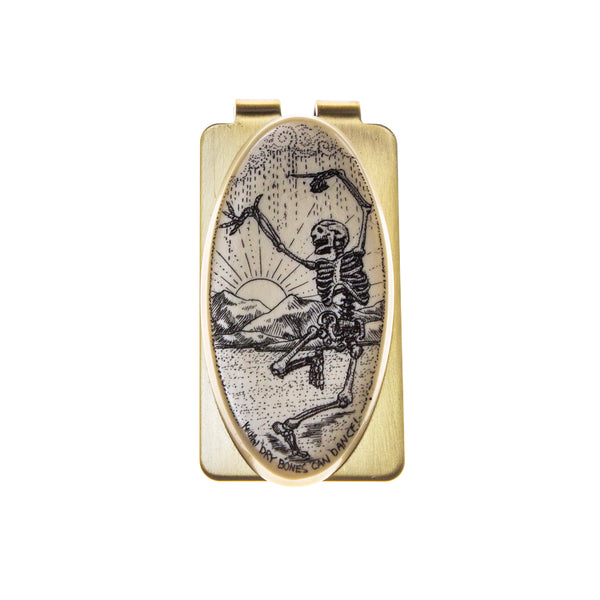 Dry Bones Can Dance! Skeleton Money Clip