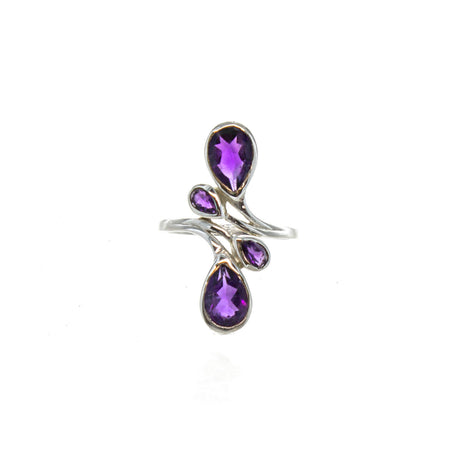 SS Amethyst 4mm Prong Studs