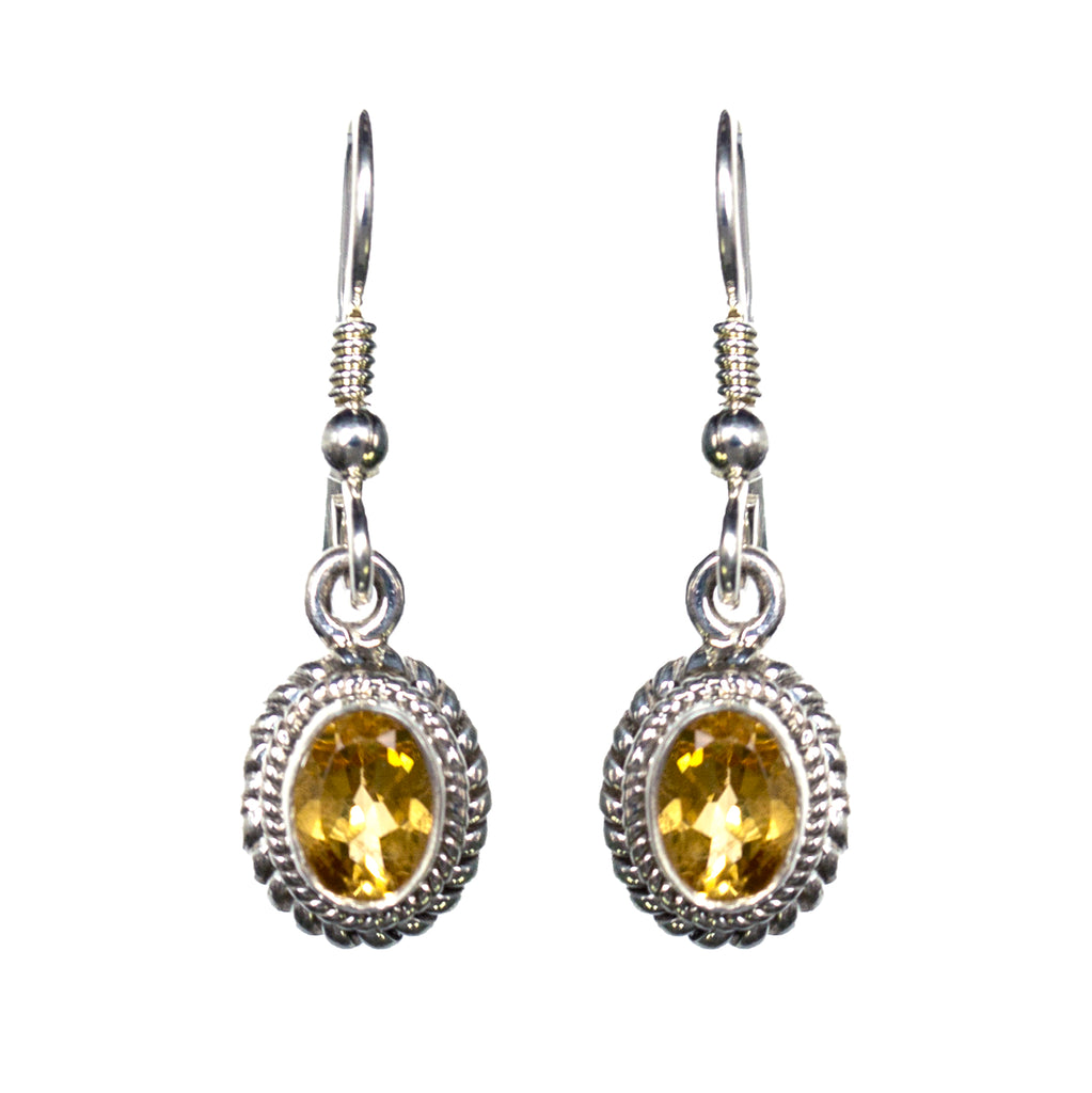 Sterling Silver Citrine Earrings