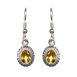 Sterling Silver Citrine Earrings