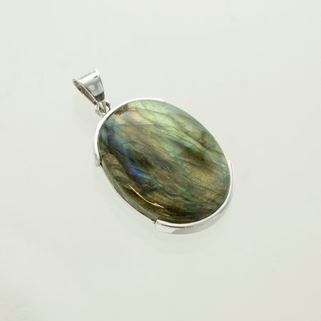 SS Labradorite, Green Tourmaline, Peridot & Blue Topaz Bracelet