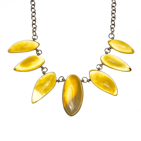 SS Butterscotch Marquis Necklace