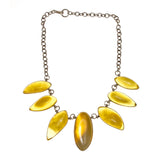 SS Butterscotch Marquis Necklace