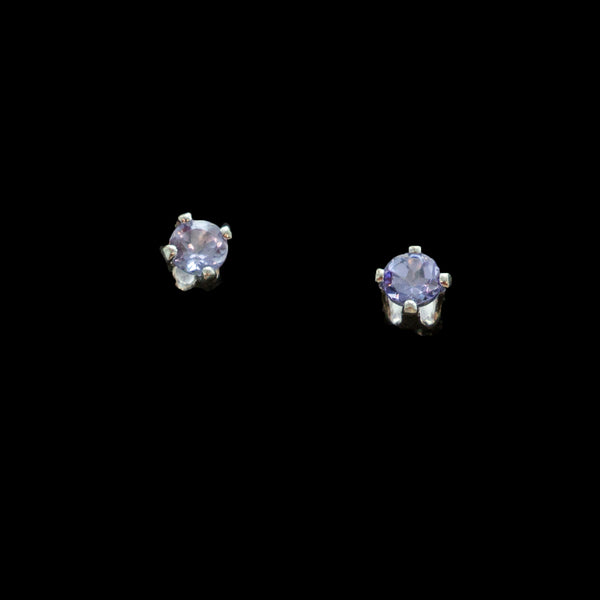 SS 3mm Tanzanite Studs