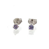 SS 3mm Tanzanite Studs