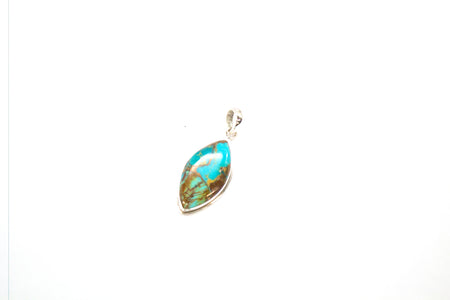 Oxidized Sterling Silver Textured Pear Stone Earrings