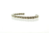 SS Rope Braid Cuff Bracelet