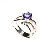 14KW Tanzanite Open Bypass Ring