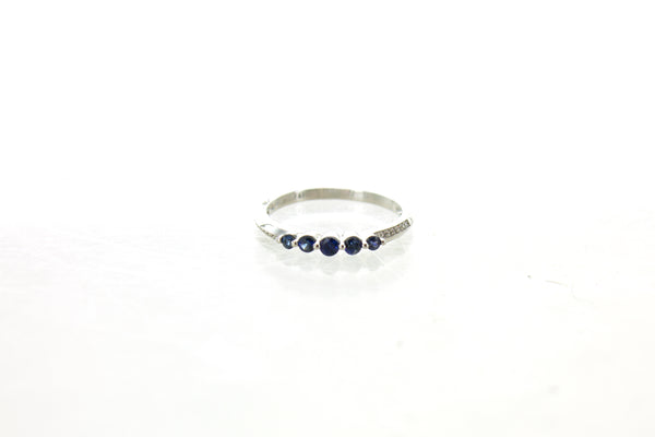 14KW Sapphire and Diamond Ring