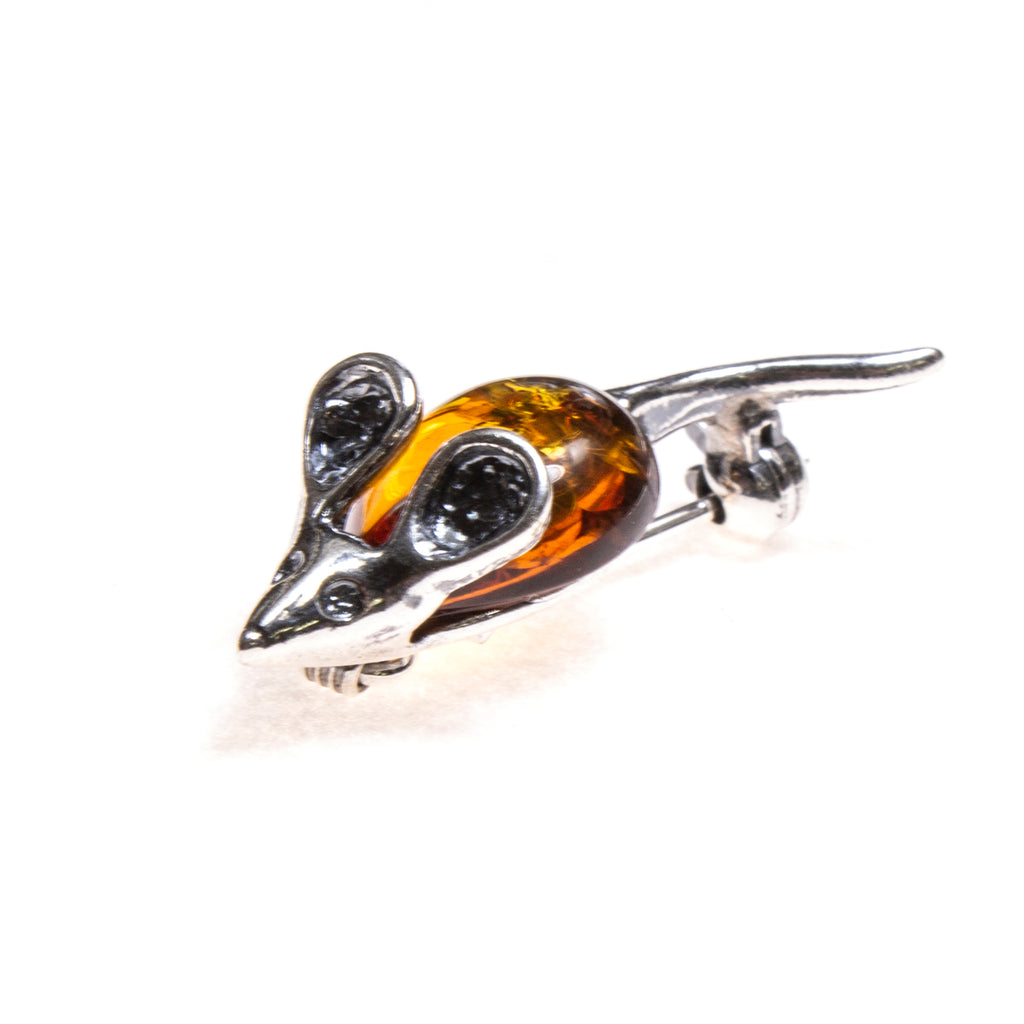 SS Amber Mouse Pin
