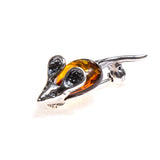 SS Amber Mouse Pin
