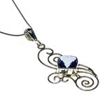 Sterling Silver Neptune Topaz Necklace