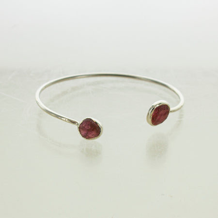 14KW Diamond and Ruby Oval Ring