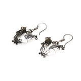 SS Flying Bat Earrings