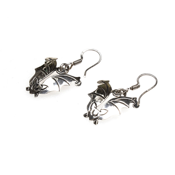 SS Flying Bat Earrings