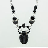 SS Trilobite, Onyx, & Ammonite Statement Necklace