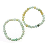 Light Jade Elastic Bracelet 7mm