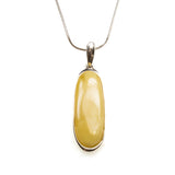 SS Long Butterscotch Amber Necklace
