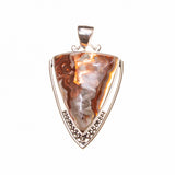 SS Crazy Lace Agate Pendant