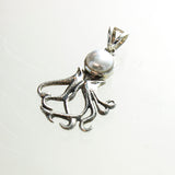 SS 7-Armed Octopus with Pearl Pendant