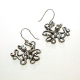 SS Dancing Octopus Dangle Earrings
