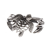 SS Turtle and Seaweed Hing Cuff Bracelet
