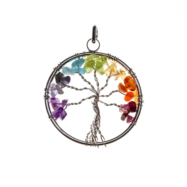 Chakra Tree of Life Pendant