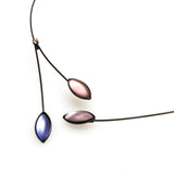 Branch with Leaves Memory Wire Necklaces