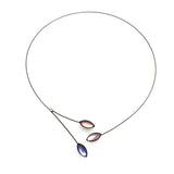 Branch with Leaves Memory Wire Necklaces