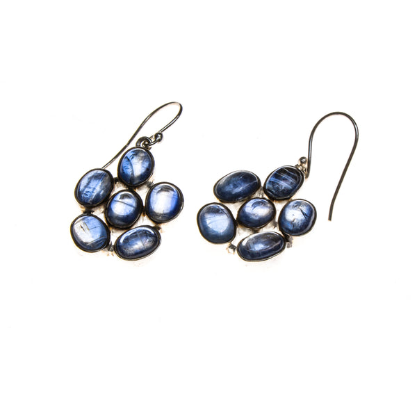 SS 6 Kyanite Cluster Earrings