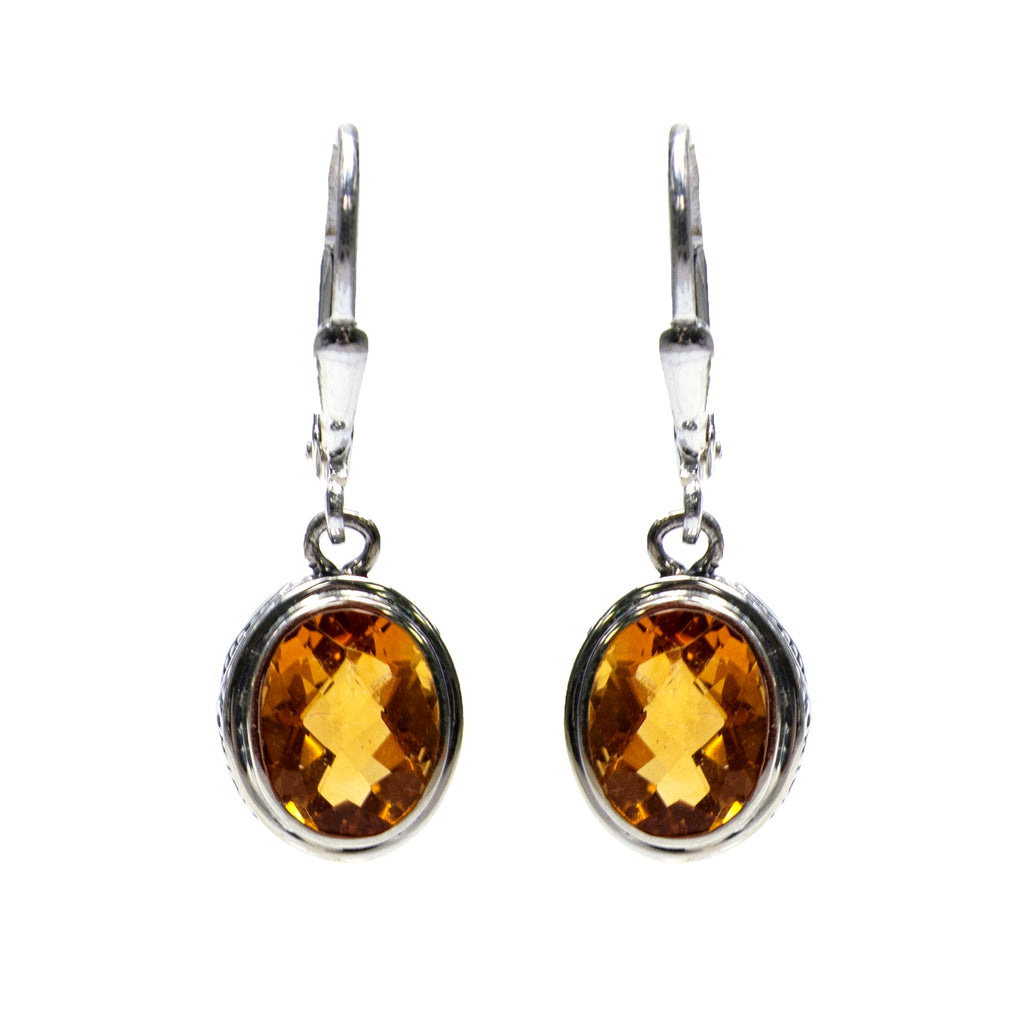 Sterling Silver Citrine Earrings