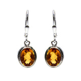 Sterling Silver Citrine Earrings