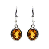 Sterling Silver Citrine Earrings