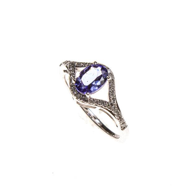 14KW Tanzanite Split Ring