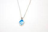 SS Created Opal Hamsa Necklace
