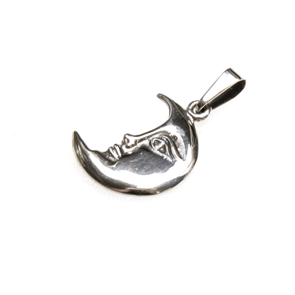 SS Moonface Pendant