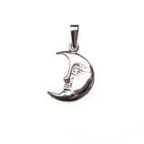 SS Moonface Pendant