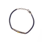 Stainless Steel Anchor Blue Bracelet