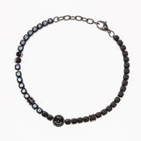 Stainless Steel Hematite Nautical Bracelet