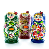Russian Nesting Doll Lady with Ladybug
