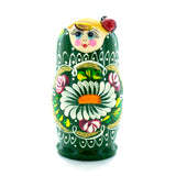 Russian Nesting Doll Lady with Ladybug